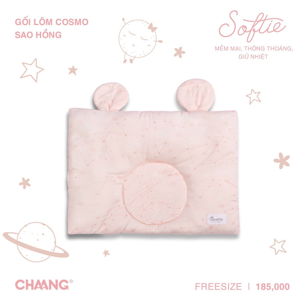 CHAANG Sơ sinh- Gối nằm lõm cho bé Cosmos(3 màu) AW2022D13