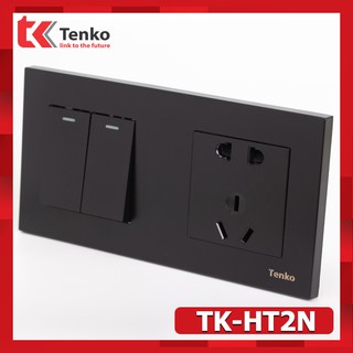 [Công Tắc + Ổ Cắm] Đa Năng Âm Tường 2 Module TK-HT2N