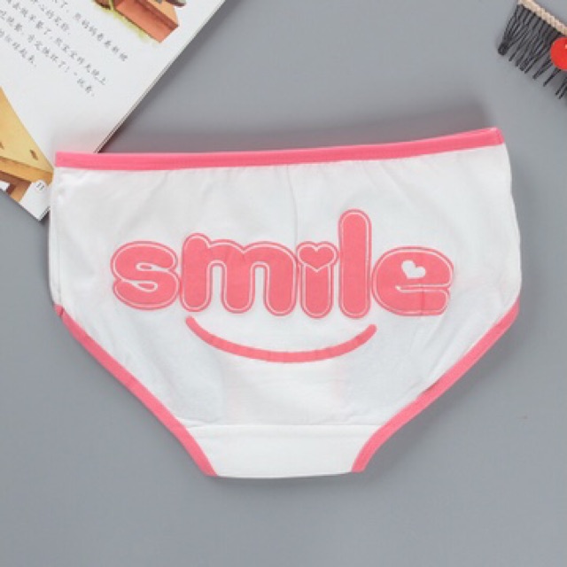 Quần Lót Bé Gái Cotton SMILE Xuất Hàn ( QL : 089 ) Hàng Loại Đẹp.