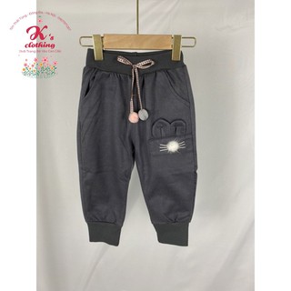 ❤️[FREESHIP] ❤Quần Baggy Bé Gái Nỉ Da Cá 1-4 tuổi