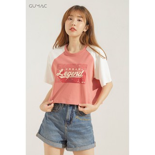 Áo croptop nữ legend GUMAC ATA652_HONG