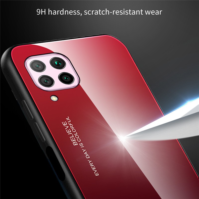 Kính Cường Lực Màu Gradient Cho Huawei P30 P20 Lite 2019 Pro Nova3E Nova4E Nova5I