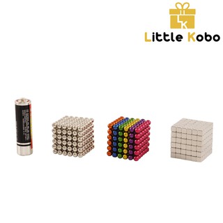 Bộ 216 Viên Bi Cỡ 5mm Siêu Nam Châm Buckyballs Có Hộp Nhôm
