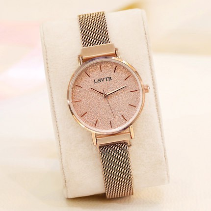 Đồng hồ nữ LSVTR hàng cao cấp dây kim loại chống nước 30ATM [𝗕𝗛 𝟭𝟮 𝗧𝗵𝗮́𝗻𝗴] (Dây Da) | BigBuy360 - bigbuy360.vn
