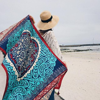 khăn choàng boho đi biển, khăn choàng thổ
