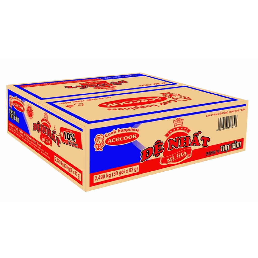 Mì đệ nhất hương vị thịt bằm thùng 30 goi1x 83g