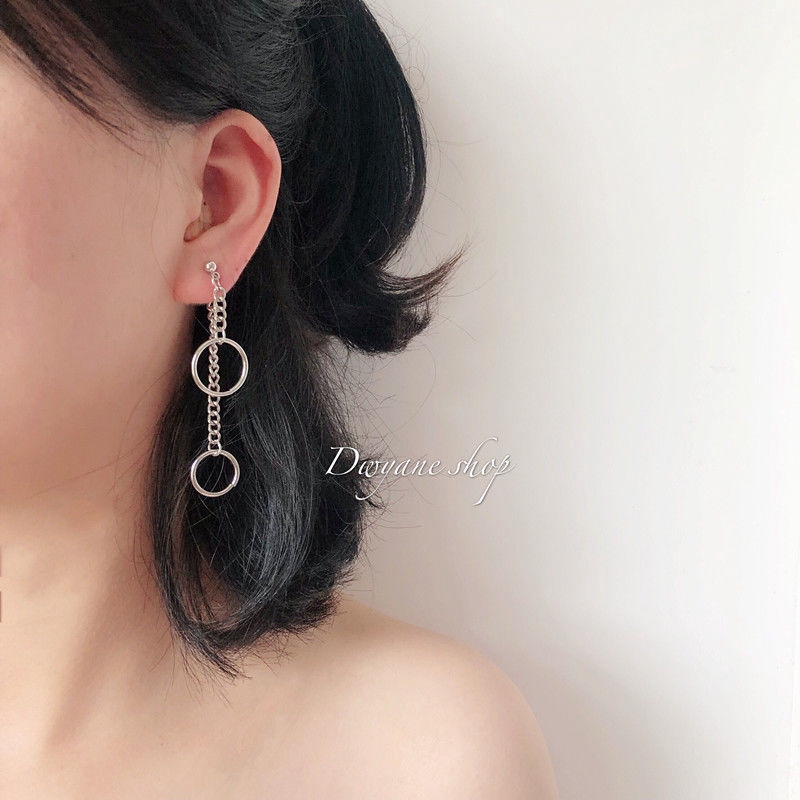 Khuyên Tai Dáng Dài Đơn Giản Cá Tính Phong Cách Hip-Hop