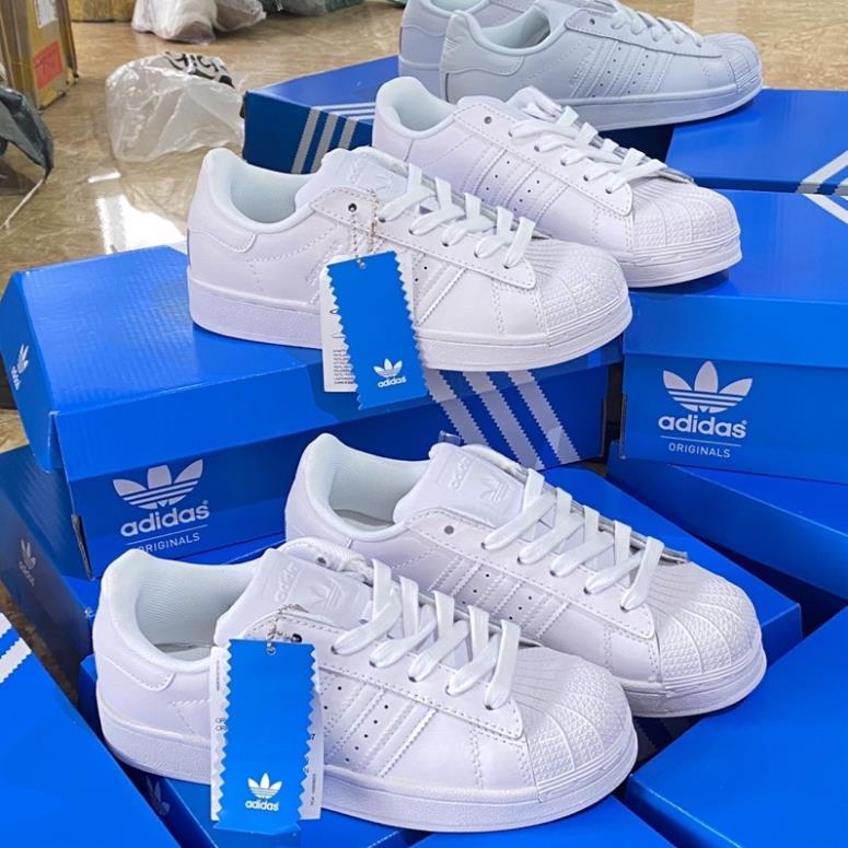 |  KHOAI SNEAKER| Giày thể thao adidas superstar trắng mũi sò bản đẹp full box - bill- giấy gói