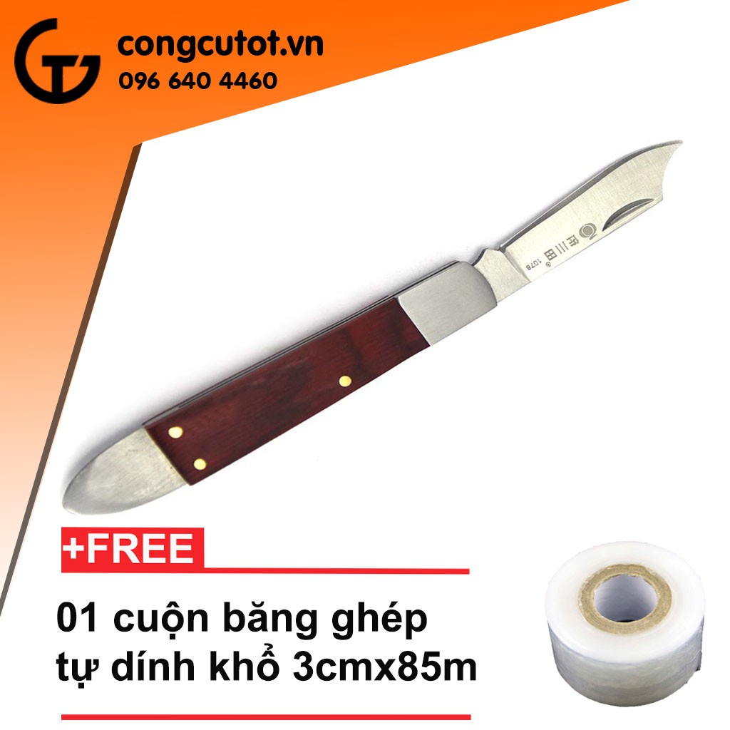 Dao ghép cành cây chuyên dụng 1078 +Tặng 01 cuộn băng keo