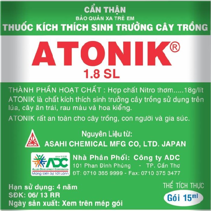 Atonik cho hoa hồng-Kích Thích Sinh Trưởng  Dùng Ươm Hạt, Giâm Cành, Kích Rễ, Kích Chồi