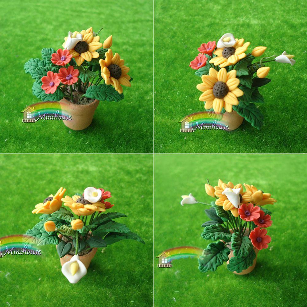 1 Bộ Mô Hình Đồ Nội Thất Mini Trang Trí Sân Vườn