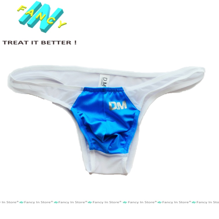 Sịp Lọt Khe Nam DM Sexy, Quần Lót Nam Thun Lạnh Lưới Thoáng Mát Fancy In - Th003