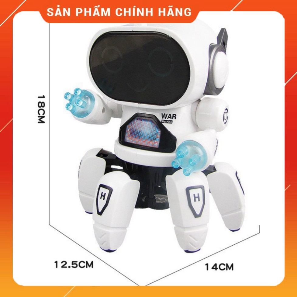 Robot 6 chân đồ chơi thông minh cao cấp ⚡️𝐌𝐈𝐄̂̃𝐍 𝐏𝐇𝐈́ 𝐒𝐇𝐈𝐏⚡️ tặng kèm pin [HOT TREND]