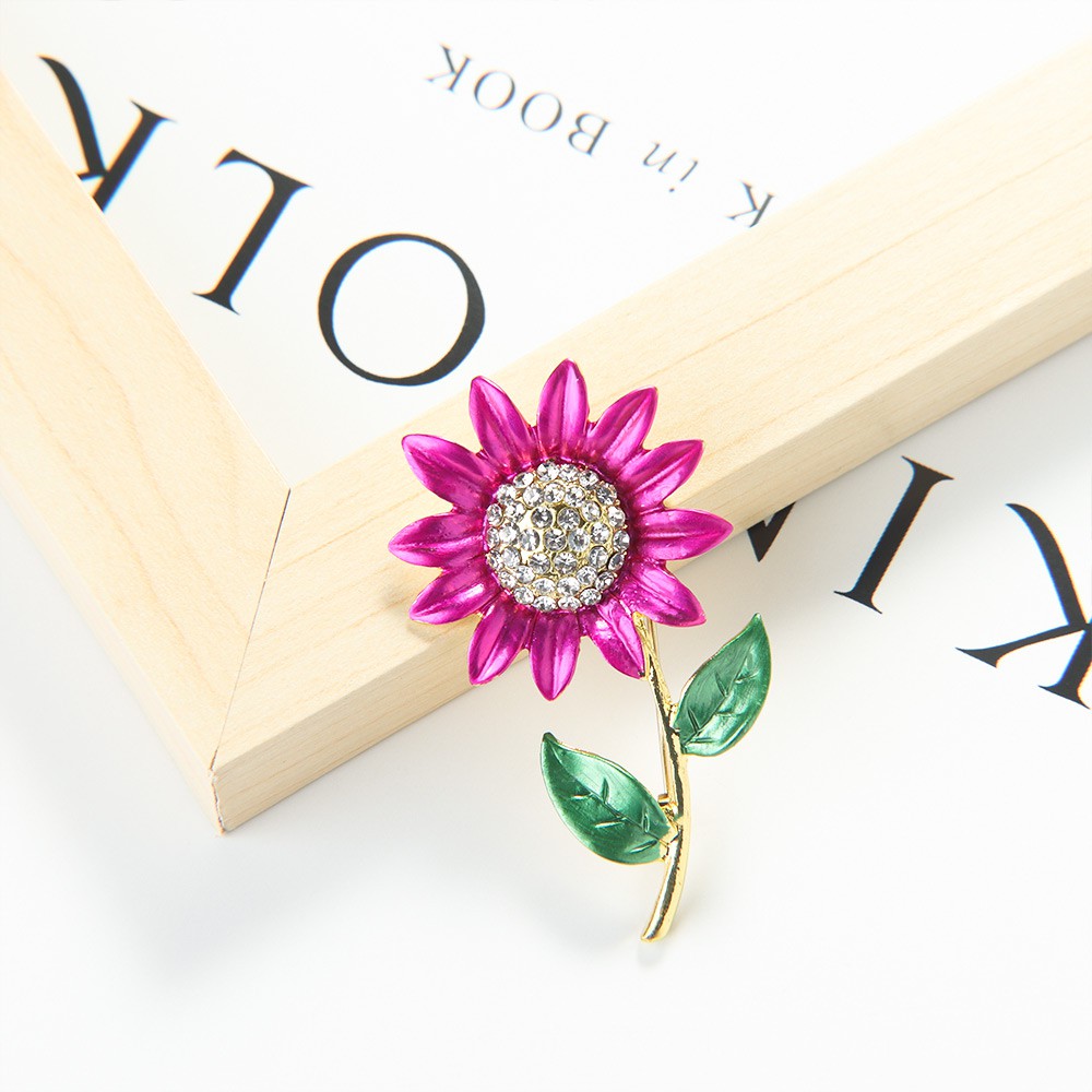 Ghim cài áo hình hoa hướng dương chất lượng cao