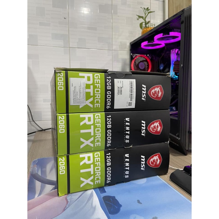 Card màn hình MSI GeForce RTX 2060 VENTUS 12G OC 12GB GDDR6