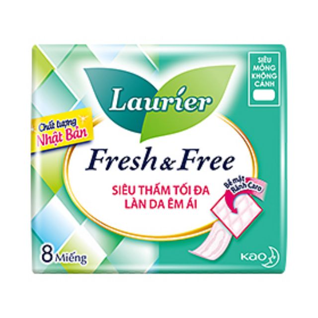 Laurier Fresh  Siêu Mỏng Không Cánh 20M