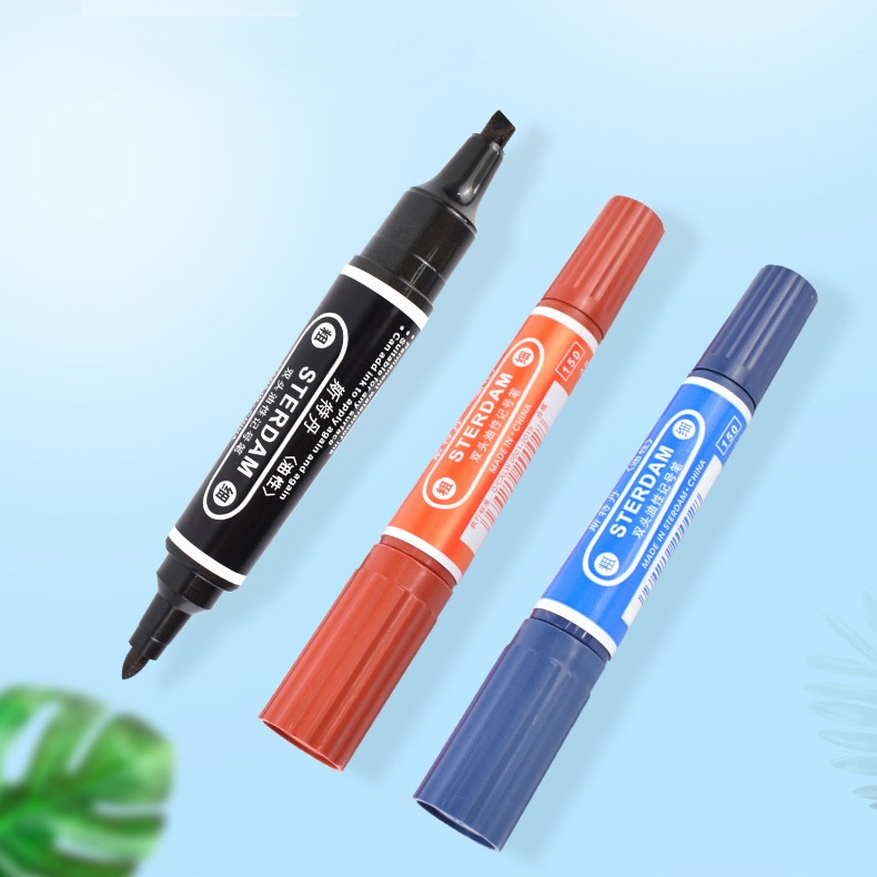 Bút dạ SOSAMA Marker 2 đầu size lớn bút lông dầu đánh dấu không trôi mực SP-001362