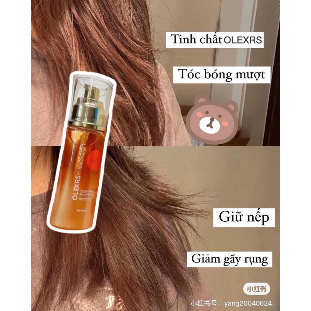 Dầu Dưỡng Tóc Olexrs Giúp Mái Tóc Luôn Chắc Khỏe Và Bồng Bềnh