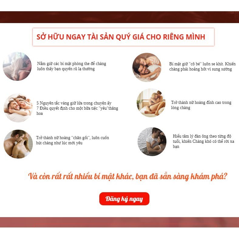 Toàn quốc- [E-voucher] FULL khóa học Nghệ thuật Phòng the đỉnh cao - giữ lửa hôn nhân - GV Vera Hà Anh