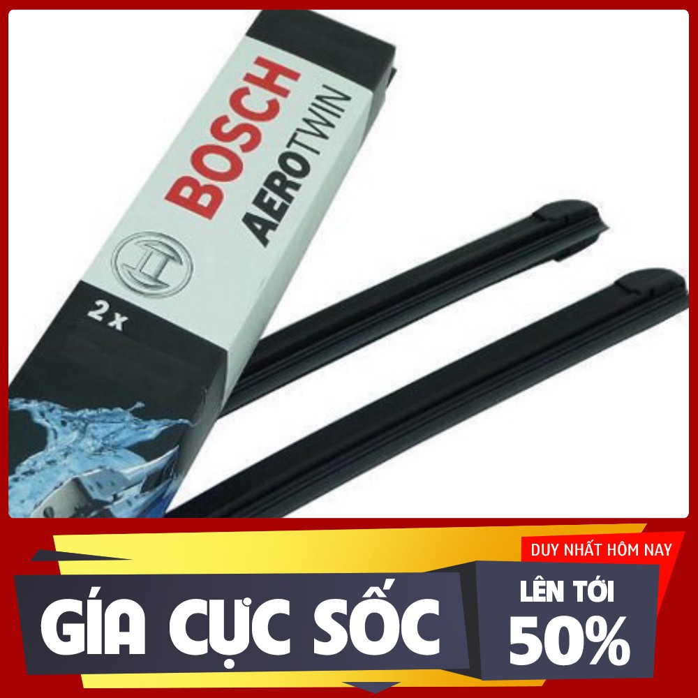 [GẠT MƯA Ô TÔ] Gạt mưa xe Kia Soluto gạt mềm không xương chính hãng Bosch ( Giá 1 đôi ) Size 24/16