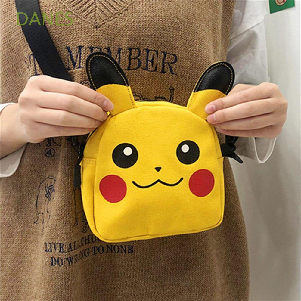 Túi Đựng Điện Thoại Đeo Vai / Đeo Chéo In Hình Pokemon Go Dễ Thương Cho Nữ