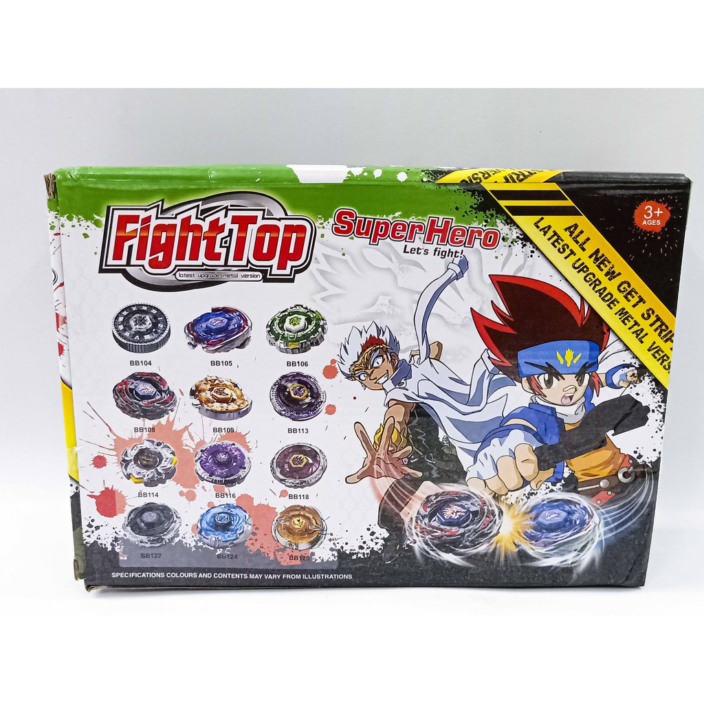 Bộ 4 Con quay BeyBlade +  Tay cầm - Con quay vòng xoay thần tốc giá rẻ sập sàn