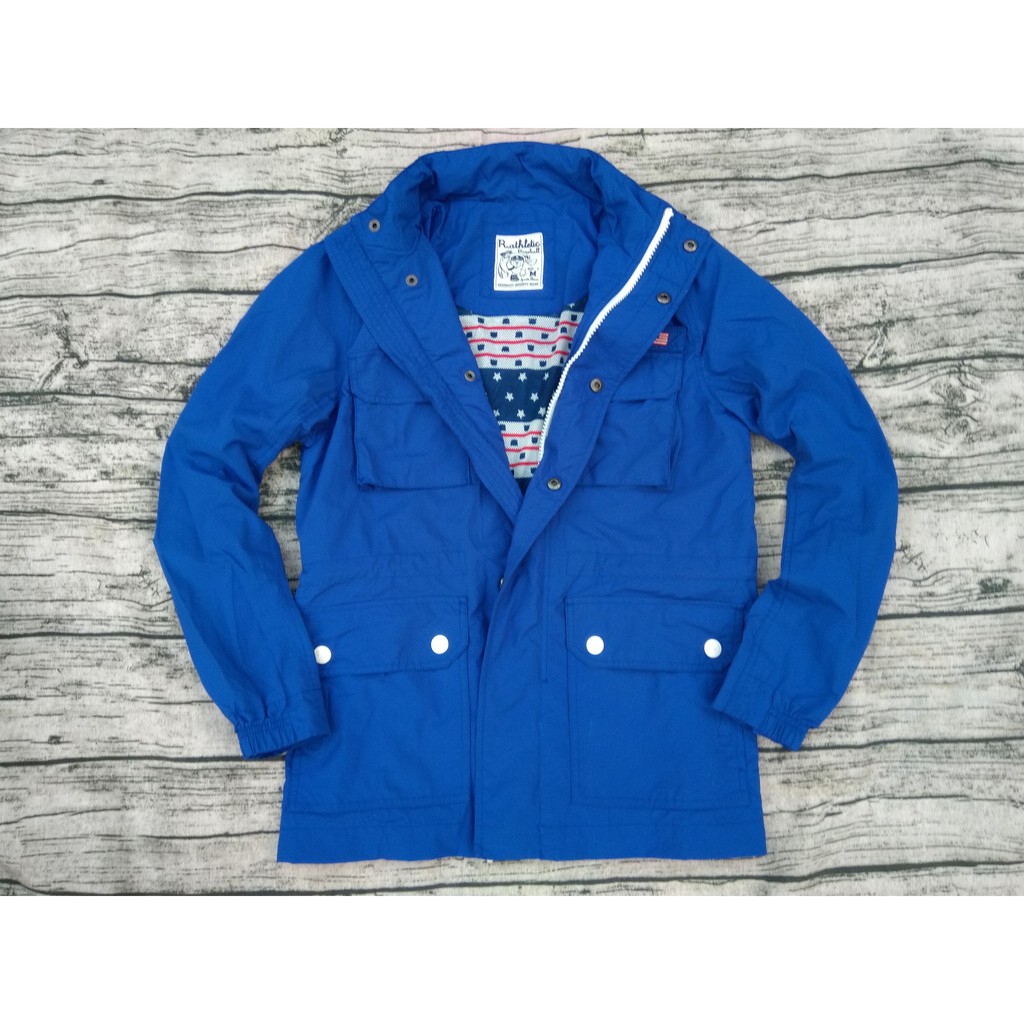 ÁO KHOÁC XANH VINTAGE UNISEX NAM NỮ