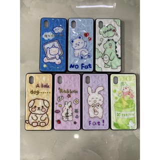 SAMSUNG A01 CORE - Ốp lưng nhựa đá nứt in hình siêu dễ thương
