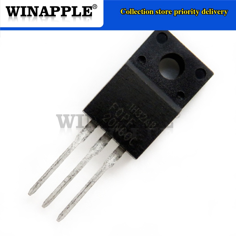 10 Chiếc FQPF20N60 TO220 20N60 20N60C FQPF2060C FQPF20N60C TO-220F Còn Hàng