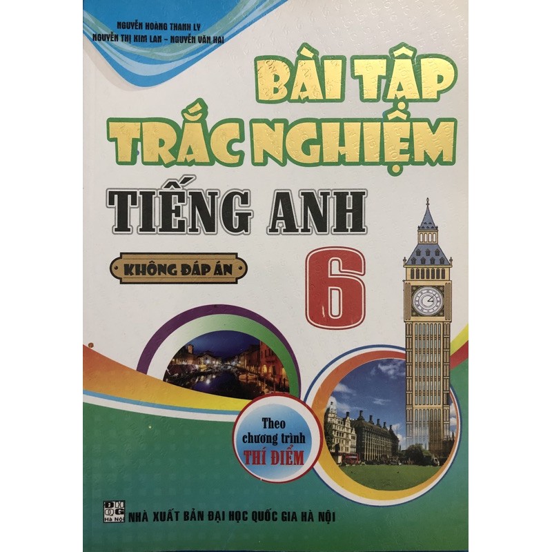 Sách - Bài Tập Trắc Nghiệm Tiếng Anh Lớp 6 (Không đáp án)