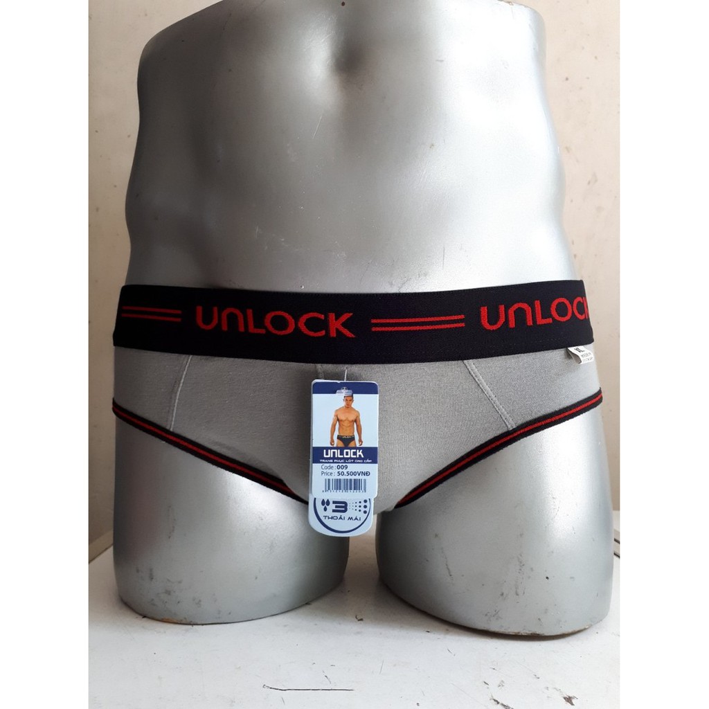 Quần Lót Nam UNLOCK -2 Lưng Thun Kháng Khuẩn Cao Cấp
