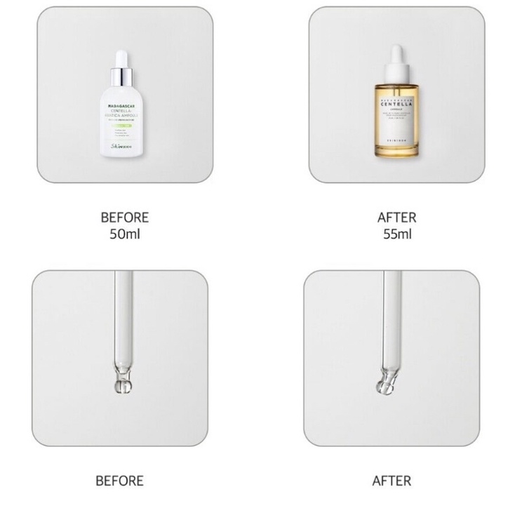 Serum Rau Má Hỗ Trợ Giảm Mụn,Cấp ẩm  Phục Hồi Da Skin1004 Madagascar Centella Ampoule