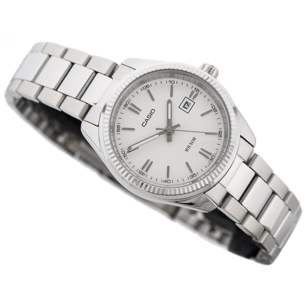 Đồng hồ nữ dây kim loại Casio chính hãng Anh Khuê LTP-1302D-7A1VDF