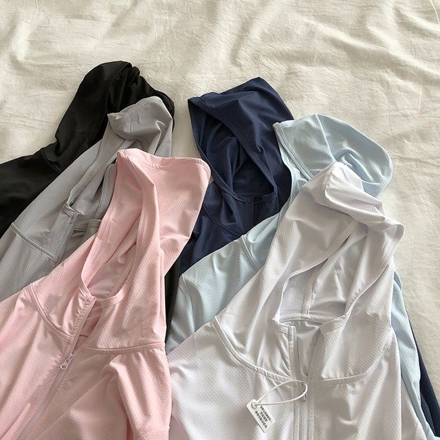 [LININ] Áo Khoác Cardigan Chống Nắng Tay Dài Bằng Lụa Lạnh Nhẹ Thoáng Khí Chống Tia Cực Tím Chống Tia C