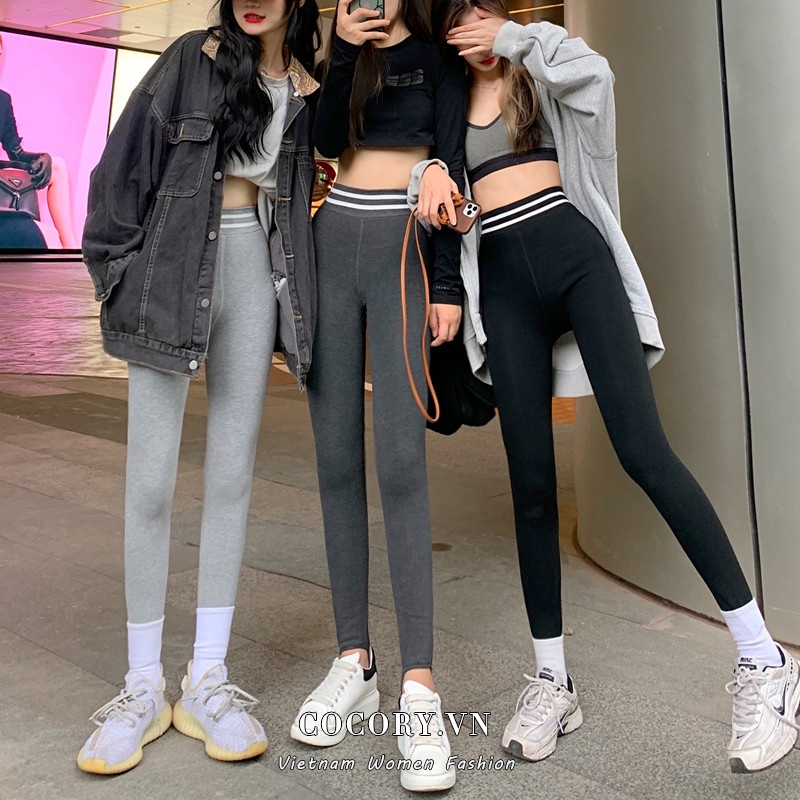 Quần legging lót nhung ấm áp thời trang cho nữ 3 màu tùy chọn
 | BigBuy360 - bigbuy360.vn