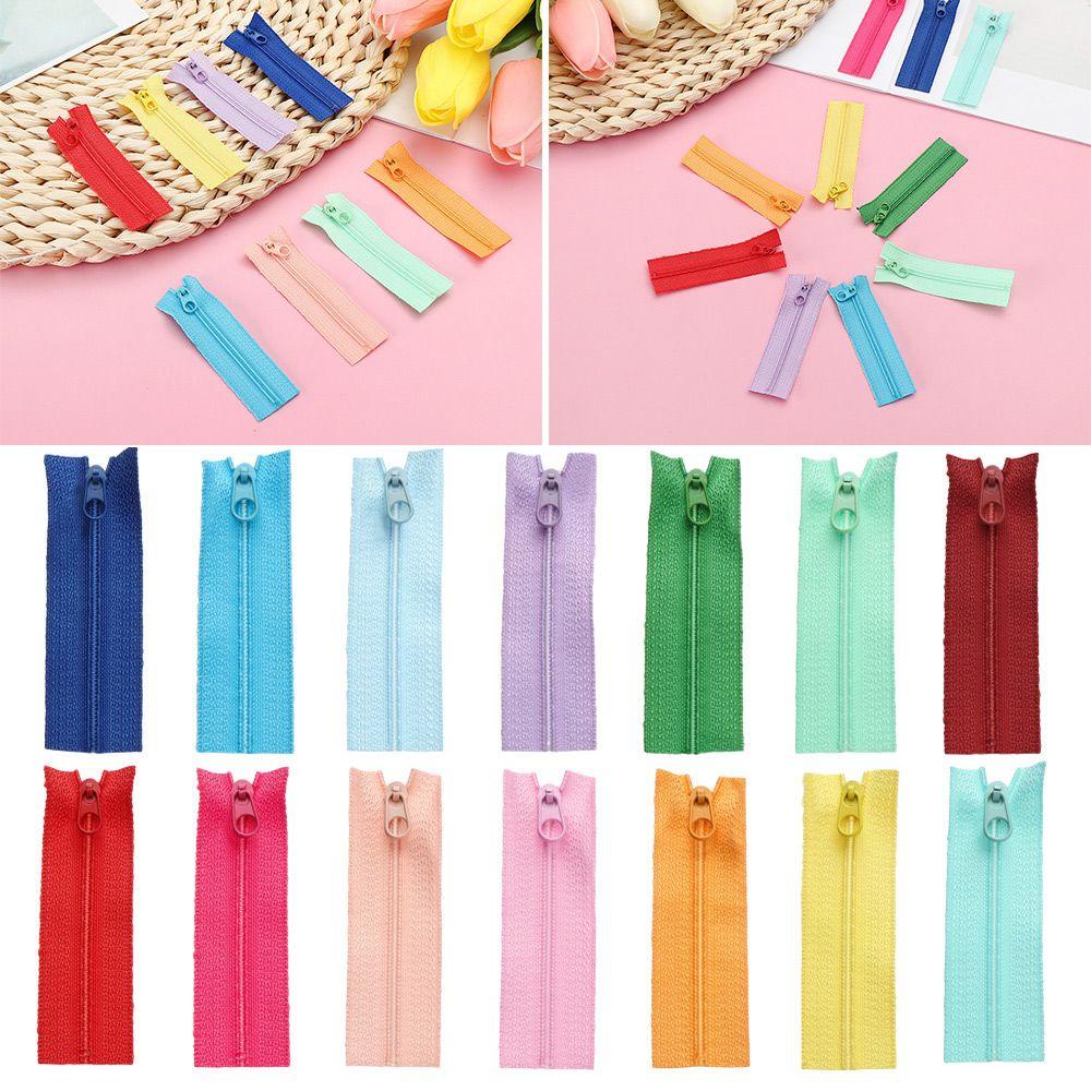 Dây Khóa Kéo Mini 20 size Màu Cầu Vồng Chất Lượng Cao Dùng Để May Vá Quần Áo DIY