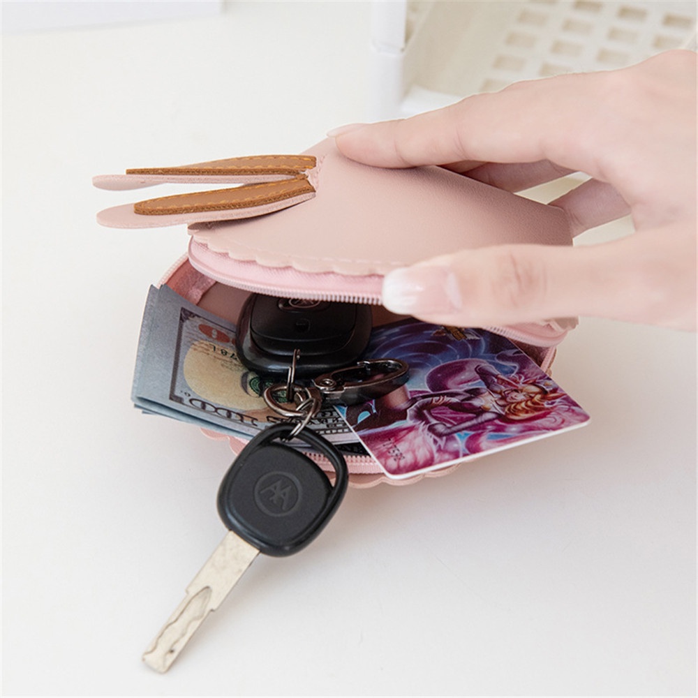 Ví Đựng Tiền Xu Mini Có Khóa Kéo Phong Cách Mới Cho Nữ