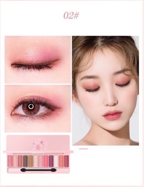 PHẤN MẮT 5 BẢNG 12 Ô NHŨ LAMEILA Play Color Eyes