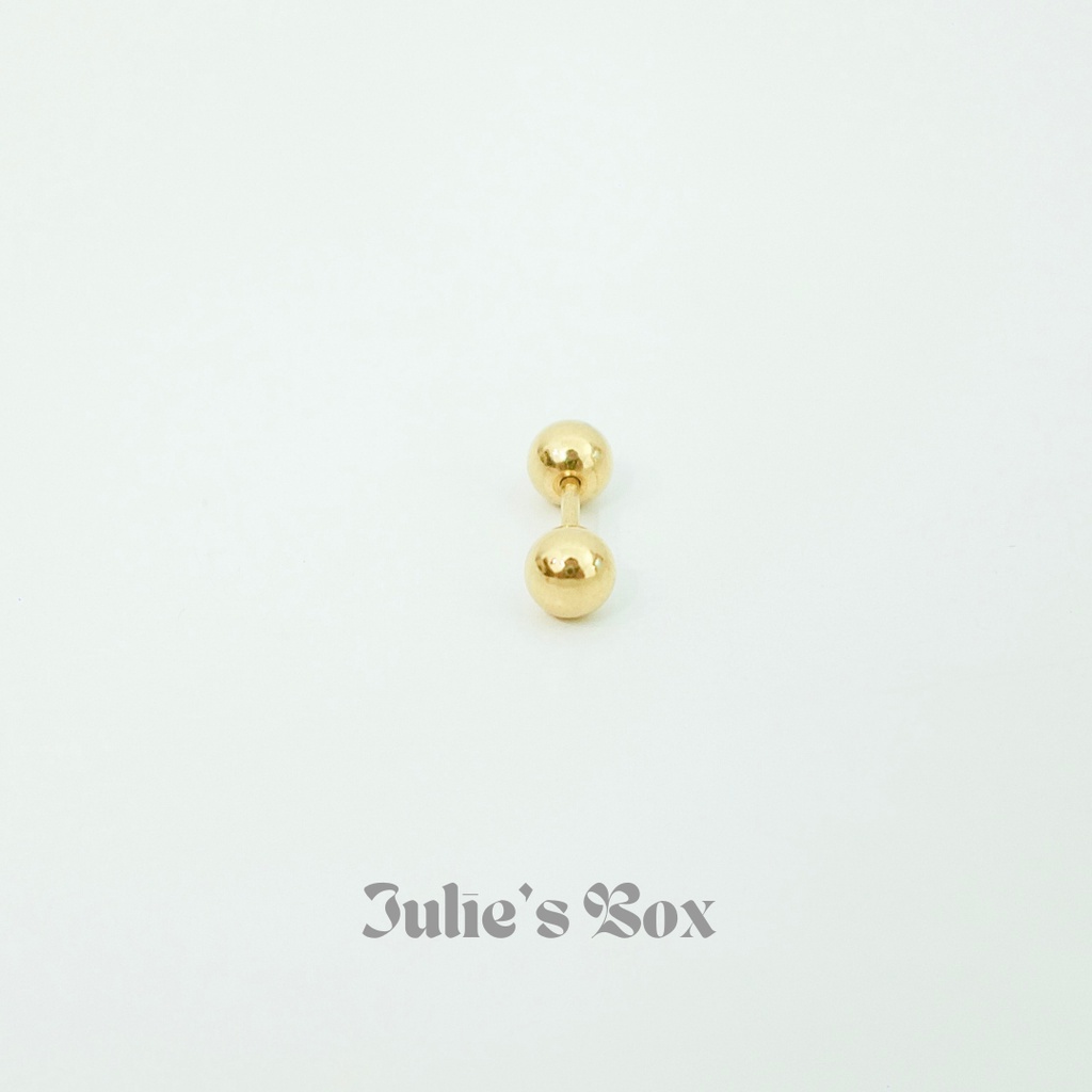 [COMBO] Tiết Kiệm 10-15K Set Khuyên Tai Nam Titan Unisex Không Đen Không Ngứa Không Gỉ Sét Không Dị Ứng julies box