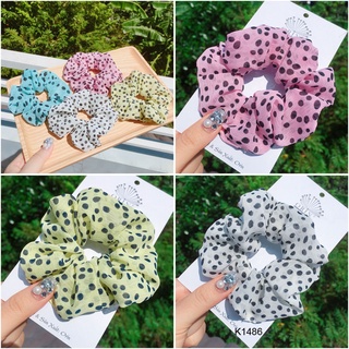 Dây buộc tóc, cột tóc vải scrunchies thời trang cao cấp Orin K1486