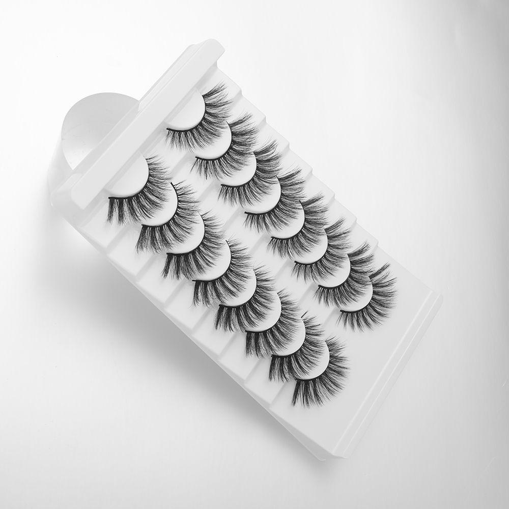 Set 8 Cặp Lông Mi Giả Nhiều Lớp Tạo Hiệu Ứng 3D Tự Nhiên MIH SKONHED