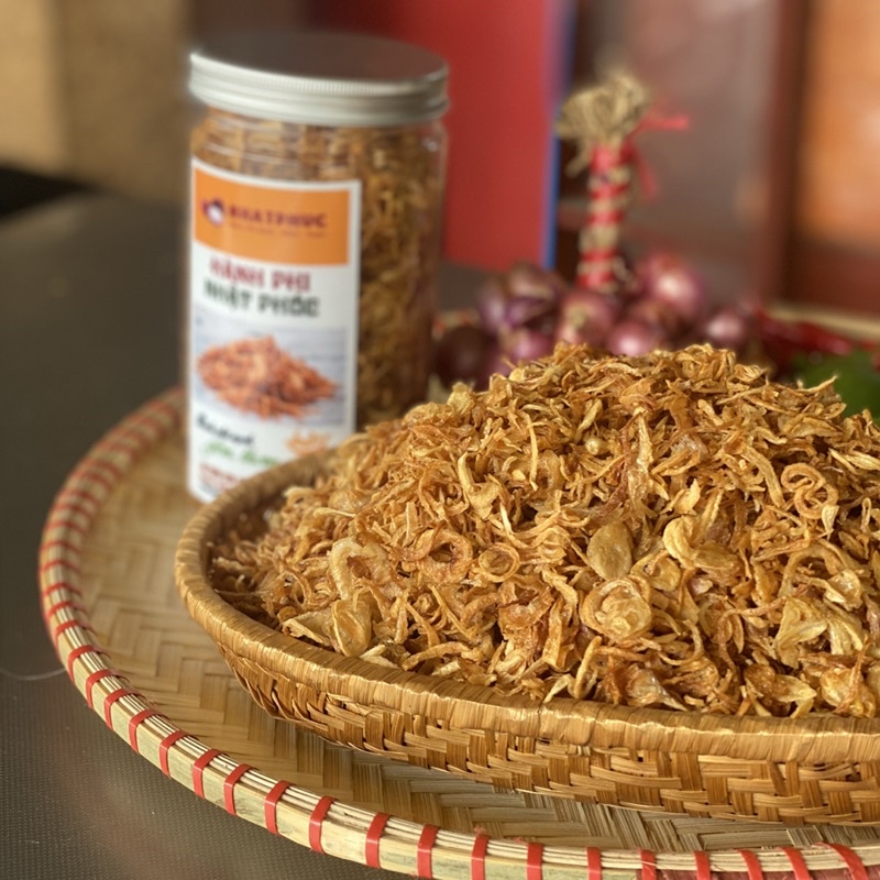 Hành Phi Sạch NHẬT PHÚC - Thơm, Giòn, Nguyên Chất 100%( Hũ 300g)