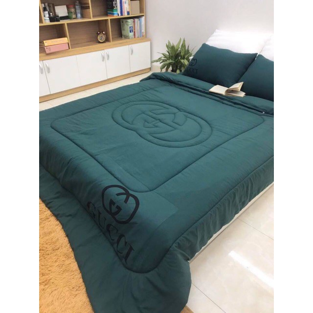 Trọn bộ 5 món ga gối chăn cotton đũi trơn 1 màu siêu mềm mát( ảnh thật tự chụp)