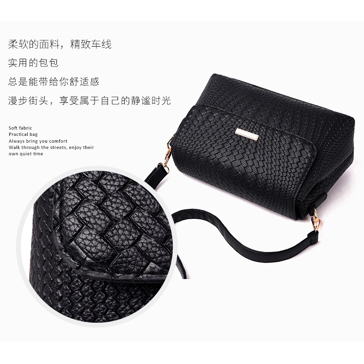 [Hàng Mới Về]Túi đeo chéo nữ dáng vuông phối phong cách Hàn Quốc siêu đẹp E679