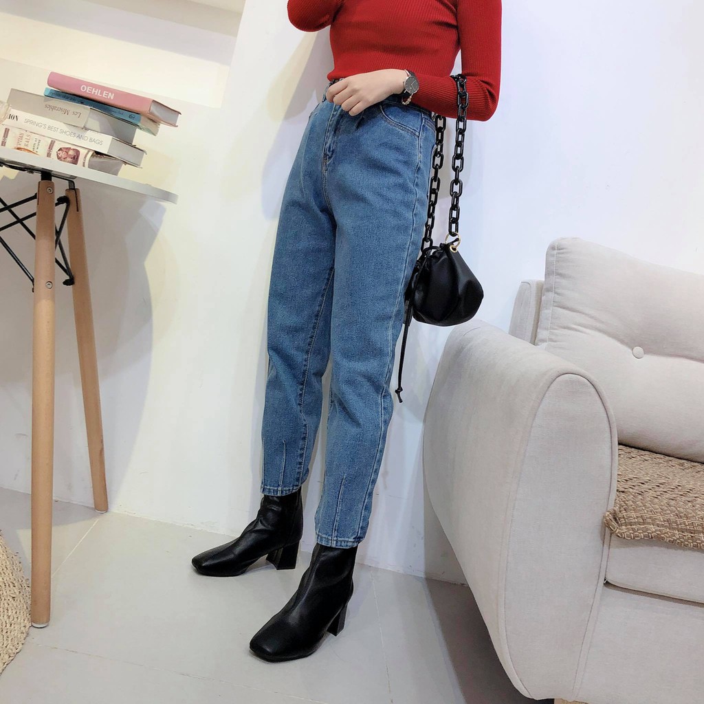 QUẦN BAGGY JEANS BÒ LI GẤU QBG1163
