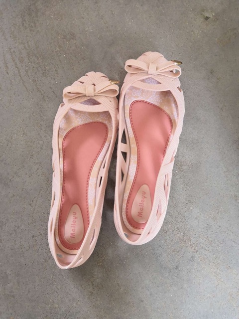 Giầy nhựa mũi tròn nơ ( coi kĩ ảnh thật phía cuối ) | BigBuy360 - bigbuy360.vn