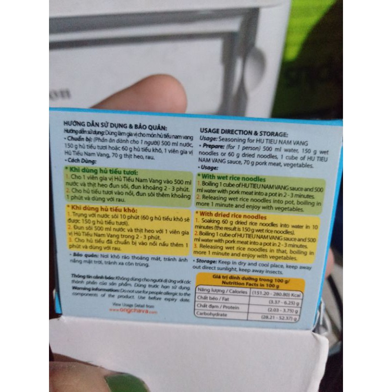 Viên gia vị hủ tiếu nam vang ông chà và  🍜🍜