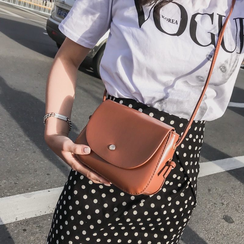 Túi Đeo Vai Mini Da Bò Kiểu Nhật Bản Thời Trang 2019 Cho Nữ