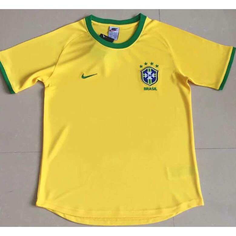 Áo Thun Đá Banh Brazil 1957 / 1988 / 1994 / 1998 / 2002 Size S-2xl