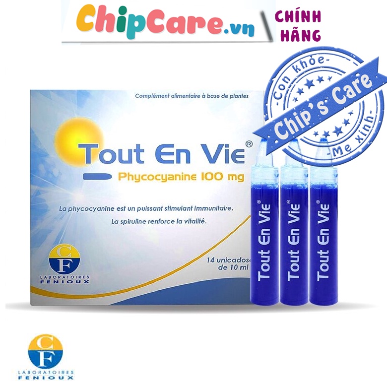 Tảo Tout en vie Pháp dạng nước chính hãng